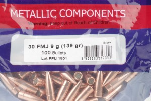 30 - .308 139 GN FMJ. PRVI PARTIZAN (B-007)  100 SZT 
